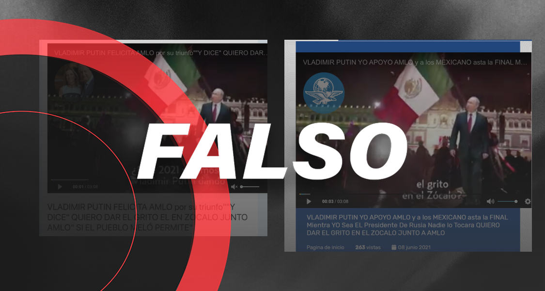 Putin no hizo esta declaración de que dará el grito en el Zócalo