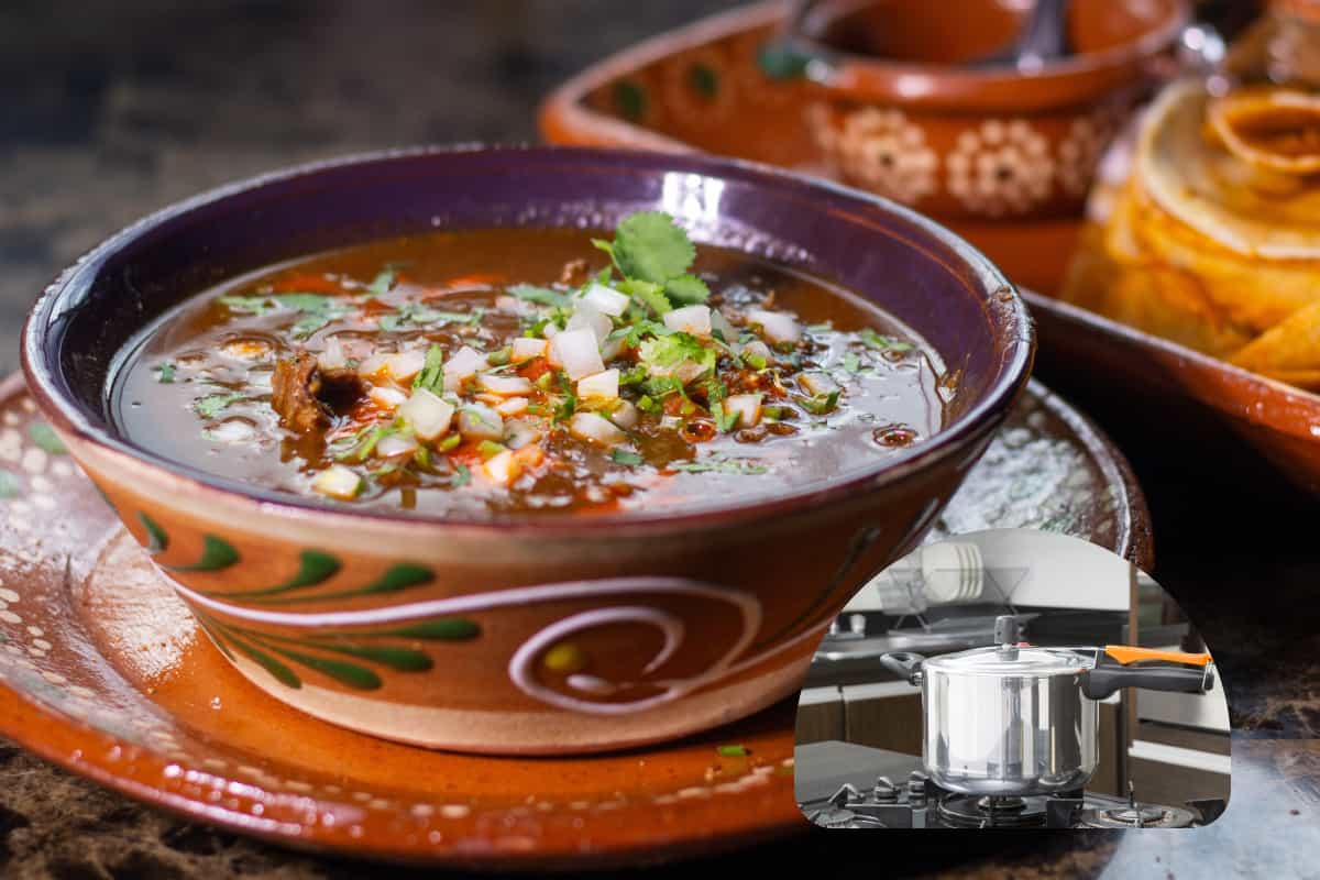 ¿Cuánto tiempo tarda la birria de res en olla express?