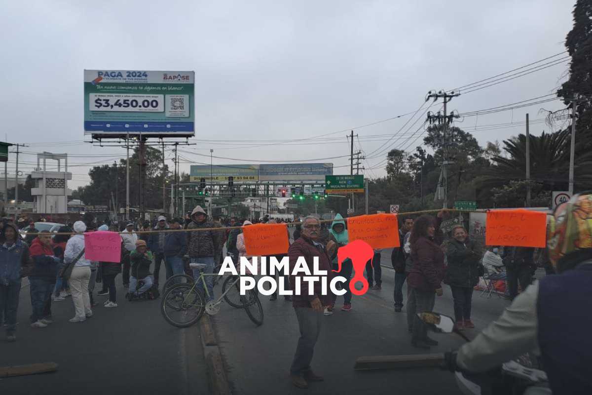 Bloqueo en vialidades de Ecatepec suma 38 horas; trabajadores denuncian falta de pagos