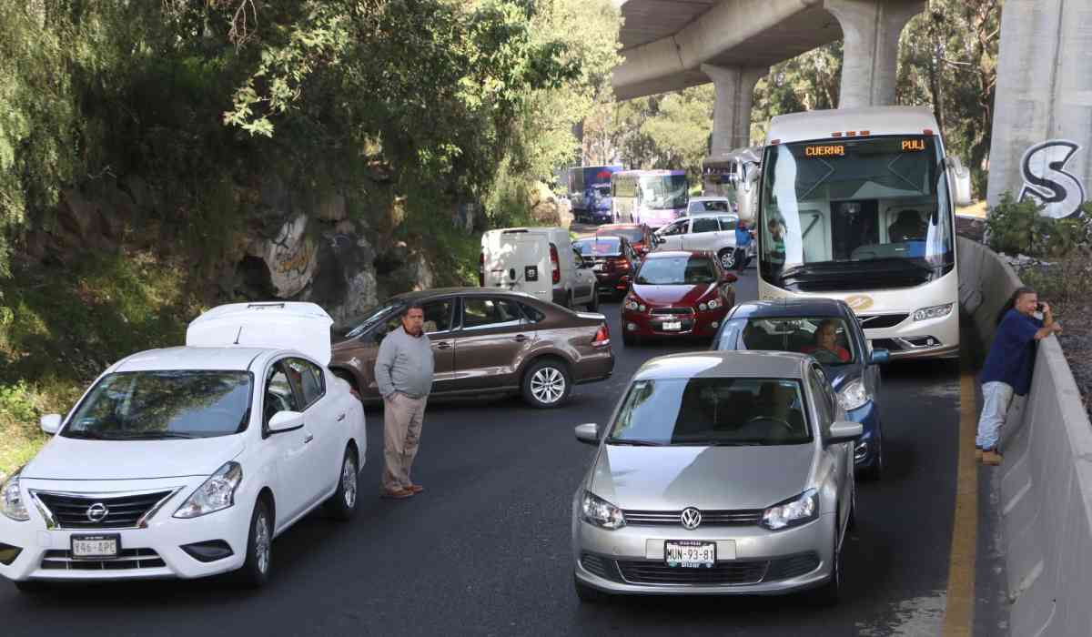 Liberan autopista México-Cuernavaca: Habitantes bloquearon por desabasto de agua