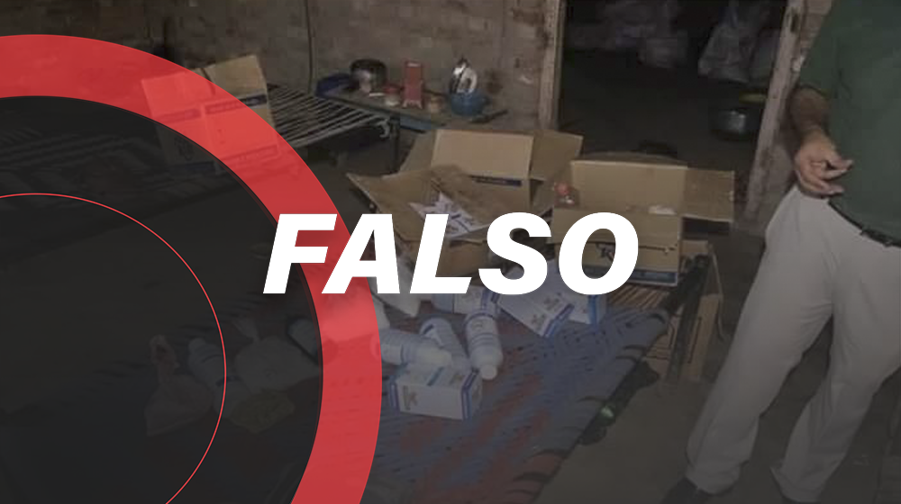 No, no encontraron un laboratorio clandestino de refresco en México