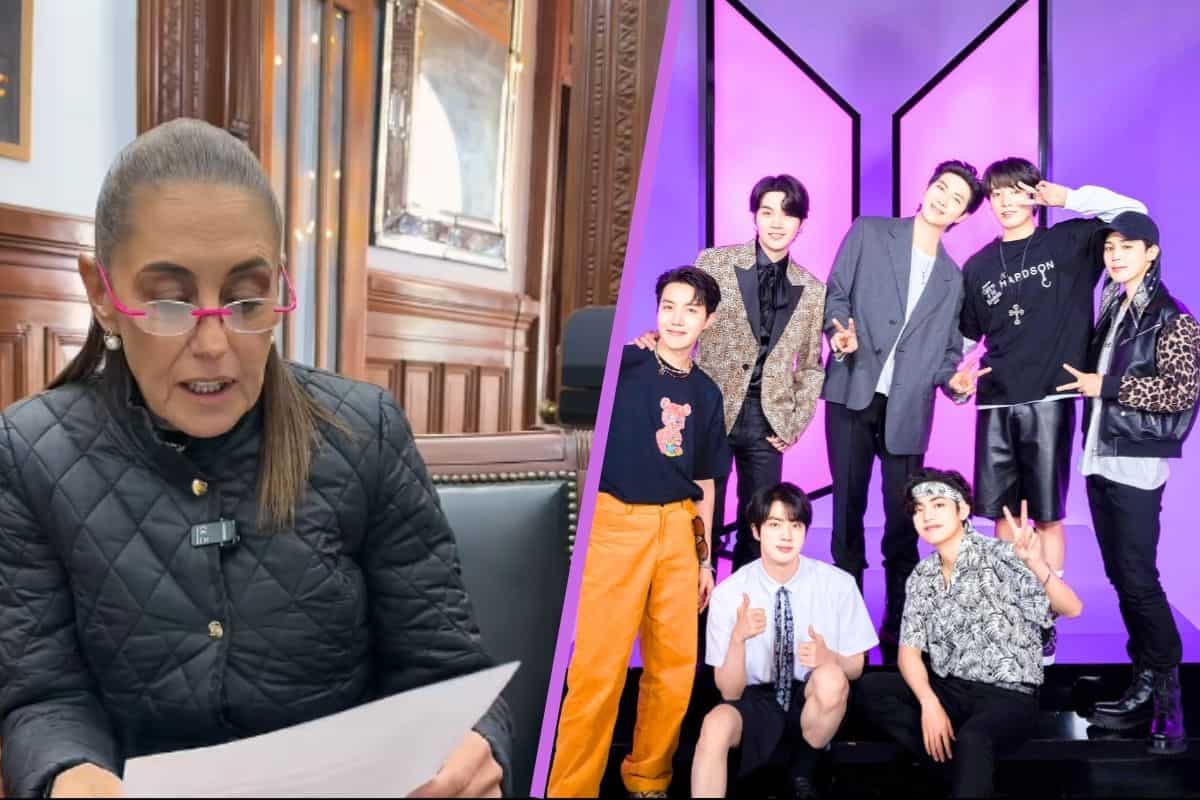 Sheinbaum revela respuesta de Corea del Sur tras pedir más conciertos de BTS en México
