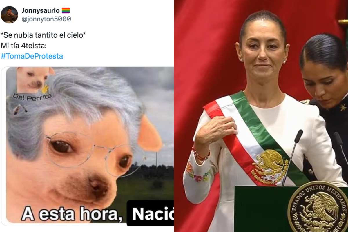 Toma de protesta... y de memes: Claudia Sheinbaum es presidenta y así reaccionan en redes