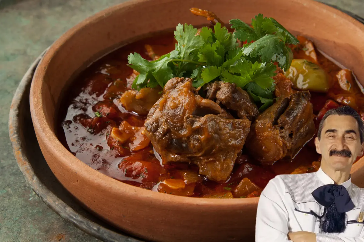 Receta de cola de res en adobo hecha por Yuri de Gortari