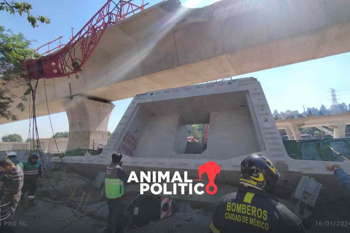 Colapsa estructura de Tren Interurbano México-Toluca; oposición culpa a Morena del accidente