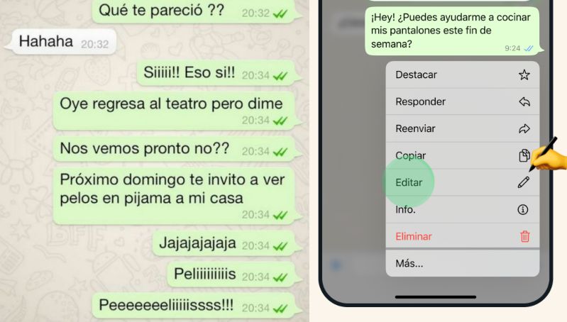 Paso a paso: cómo editar mensajes enviados en WhatsApp