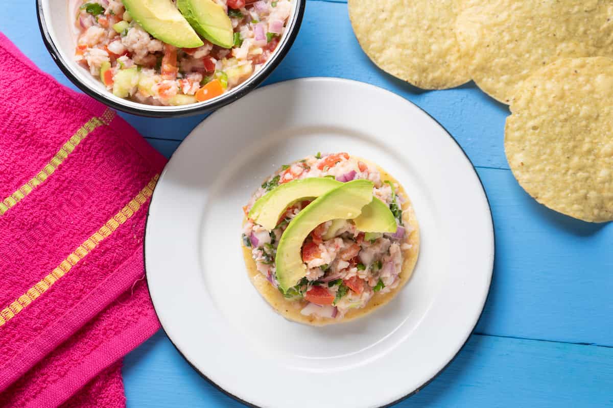 Este ceviche no tiene pescado y tampoco mariscos pero es perfecto para Cuaresma