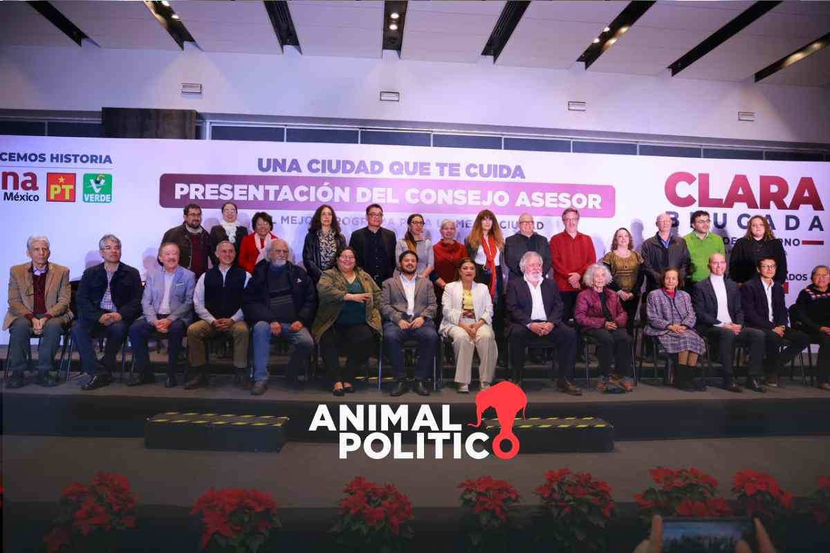 Clara Brugada presenta a su consejo asesor; están Alejandro Encinas, Poniatowska y García Harfuch