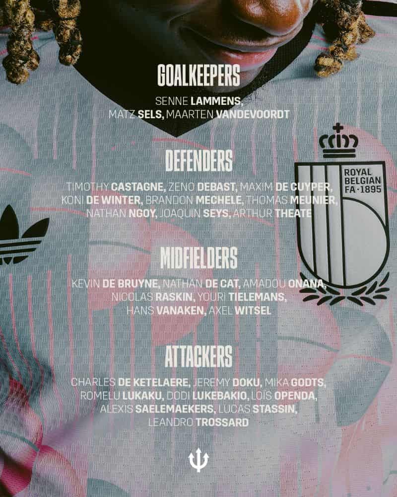 convocados belgica mexico