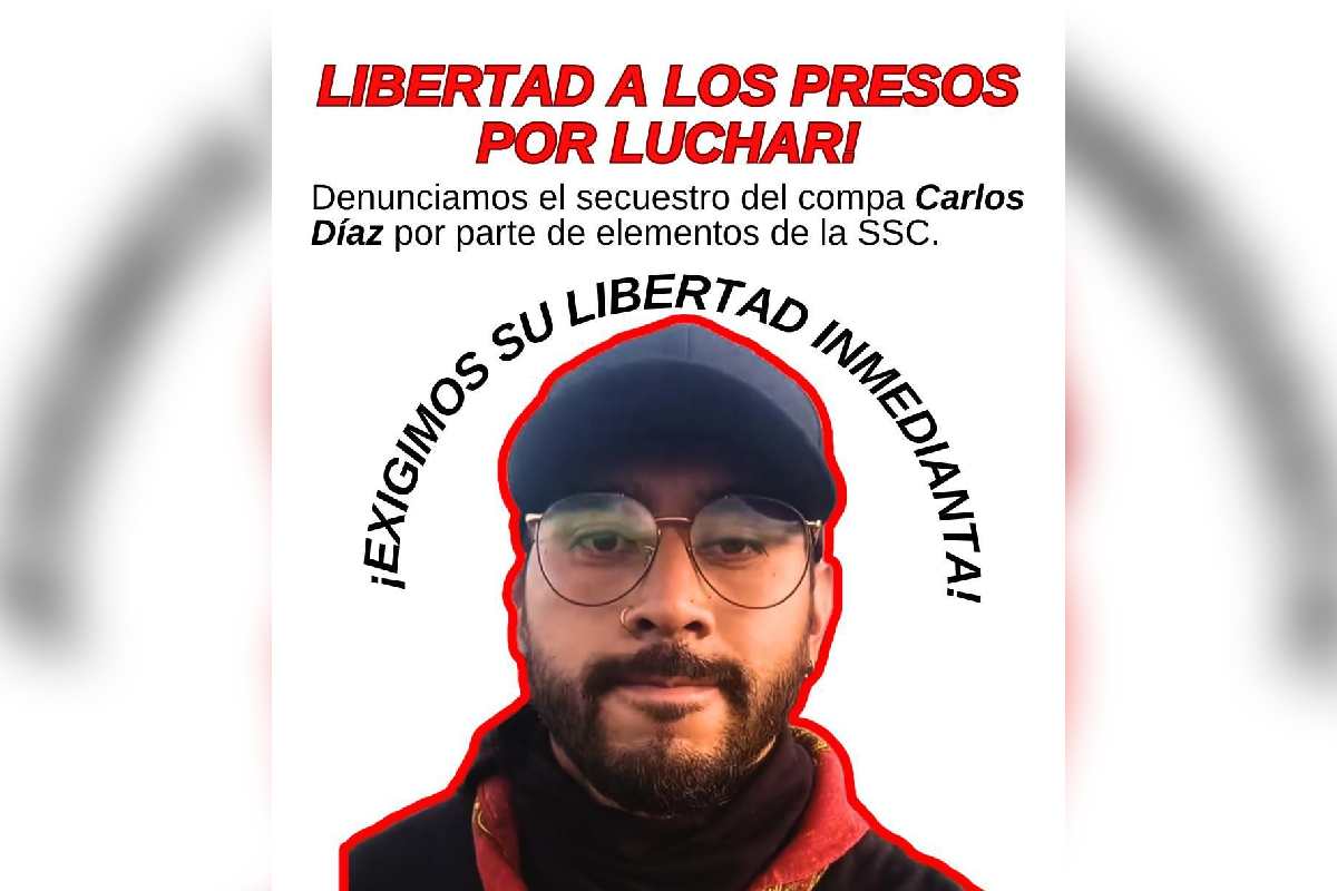 desaparición activista Carlos Díaz