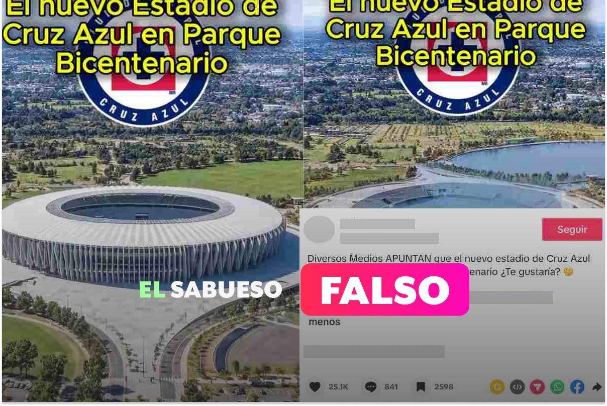 El estadio de futbol del equipo Cruz Azul no se construirá en el Parque Bicentenario de CDMX