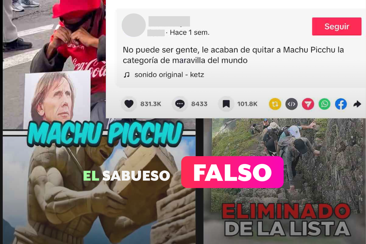 Machu Picchu no perdió la categoría de maravilla del mundo; solo recibió una advertencia
