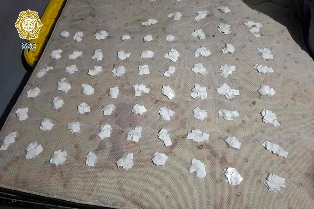 Operativo en la alcaldía Cuauhtémoc deja cuatro detenidos y el decomiso de armas y más de dos mil dosis de droga