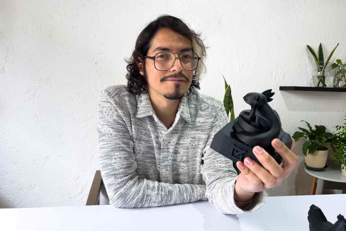 Alan Godoy, diseñó esculturas 