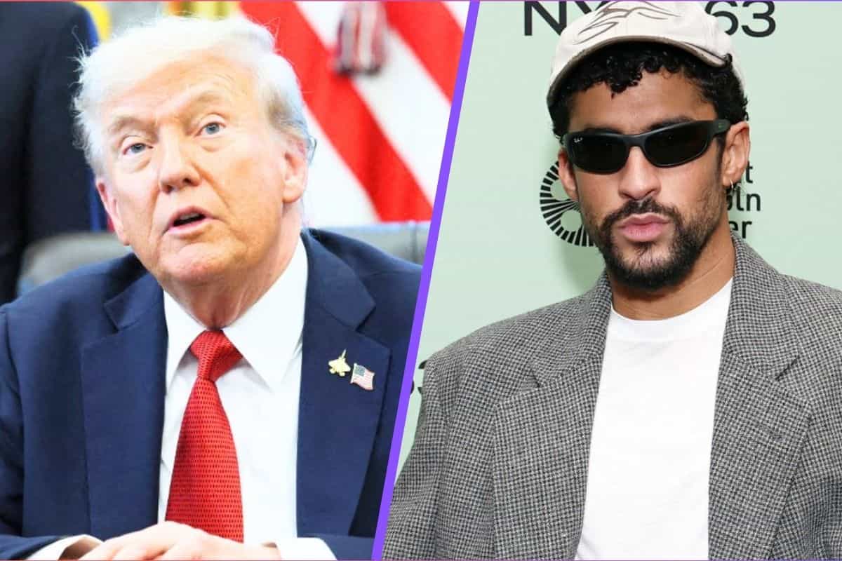 "Es absolutamente ridículo", Trump habla sobre Bad Bunny en el Super Bowl