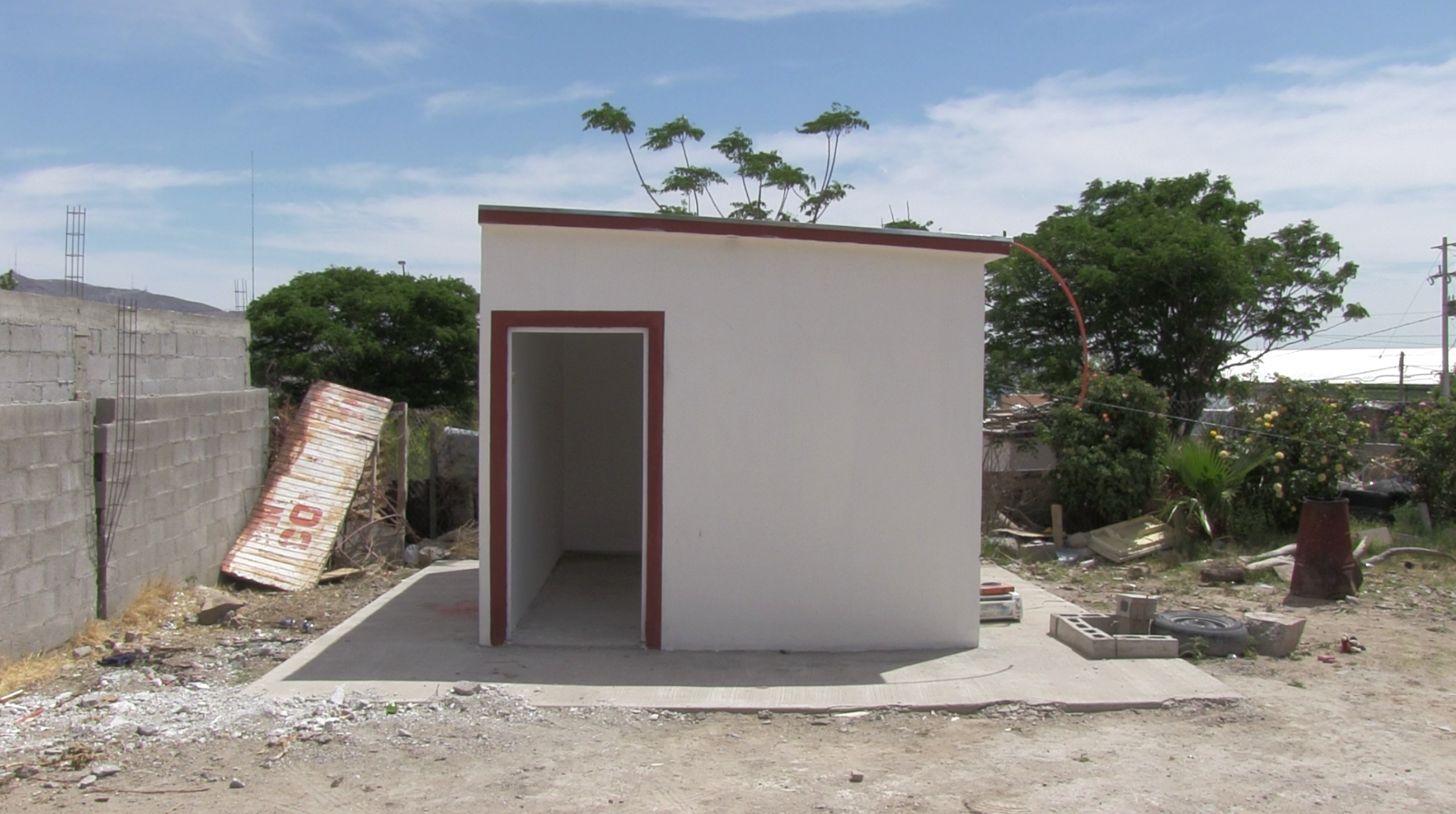 Gobierno de Juárez construyó, en zonas de alto riesgo, cuartos para combatir hacinamiento