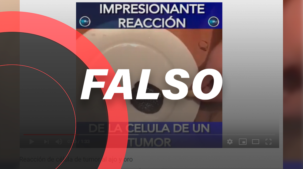 El cáncer no “huye” del ajo como dice un video