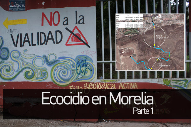 14 mil personas en riesgo por la construcción de una obra pública en Morelia