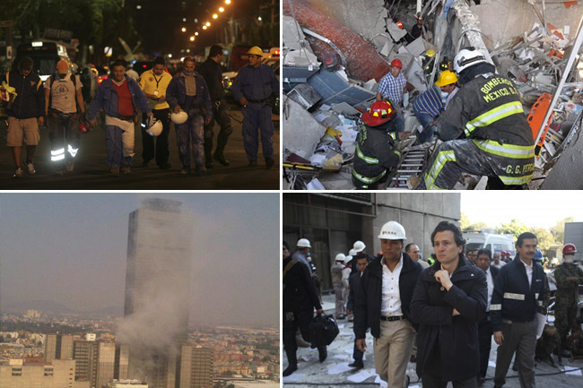 Gráfico: Cronología de la explosión en Torre de Pemex