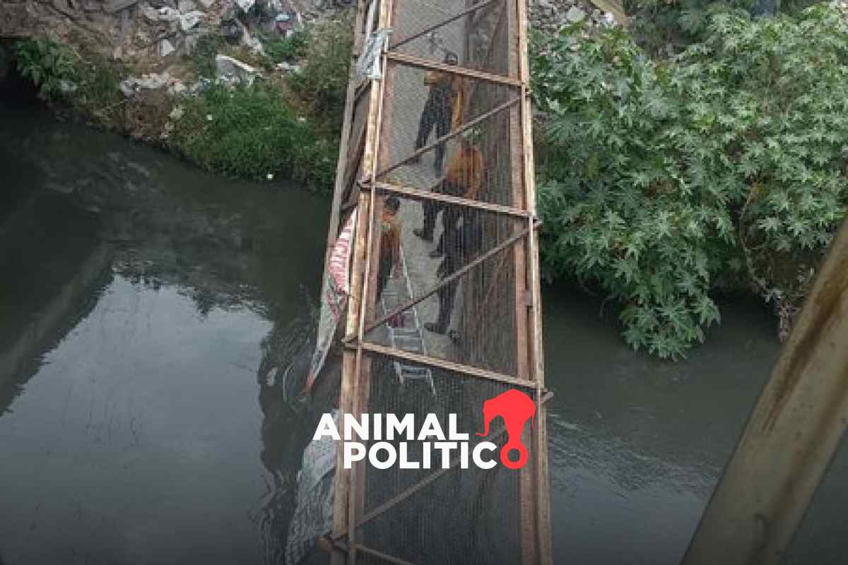 Edomex: Puente peatonal colapsa en los límites de Nezahualcóyotl y Chimalhuacán; hay 13 heridos