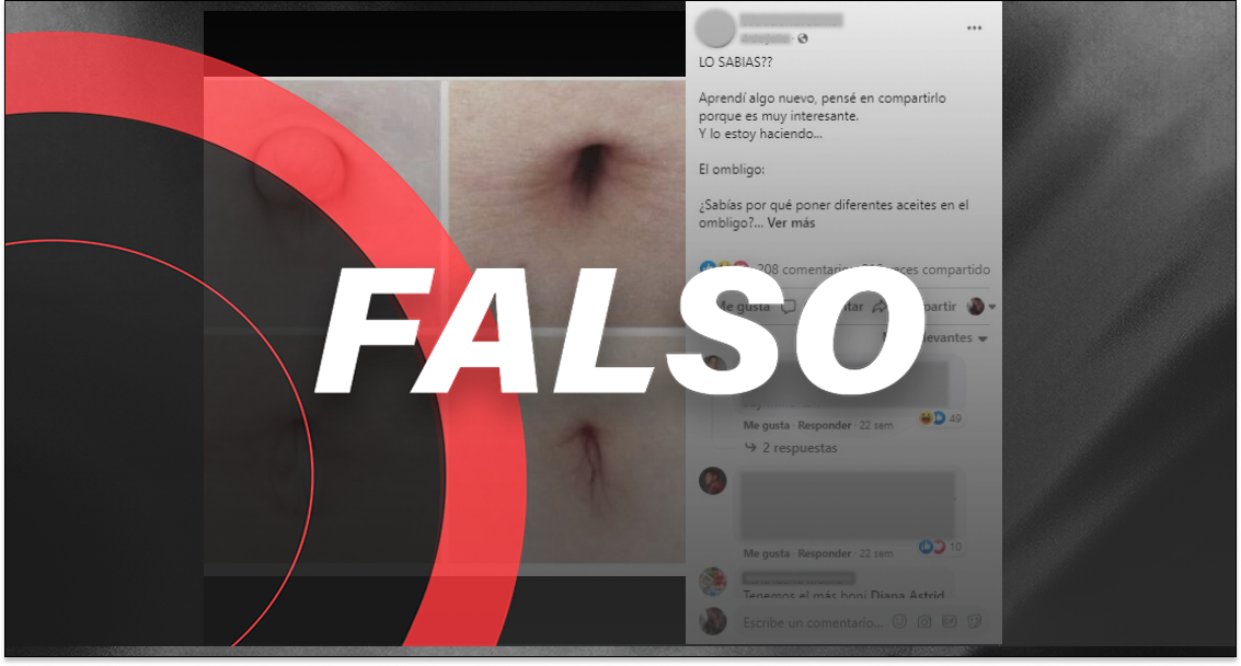 ¡Falso! *Untarte aceites en el ombligo no cura enfermedades*