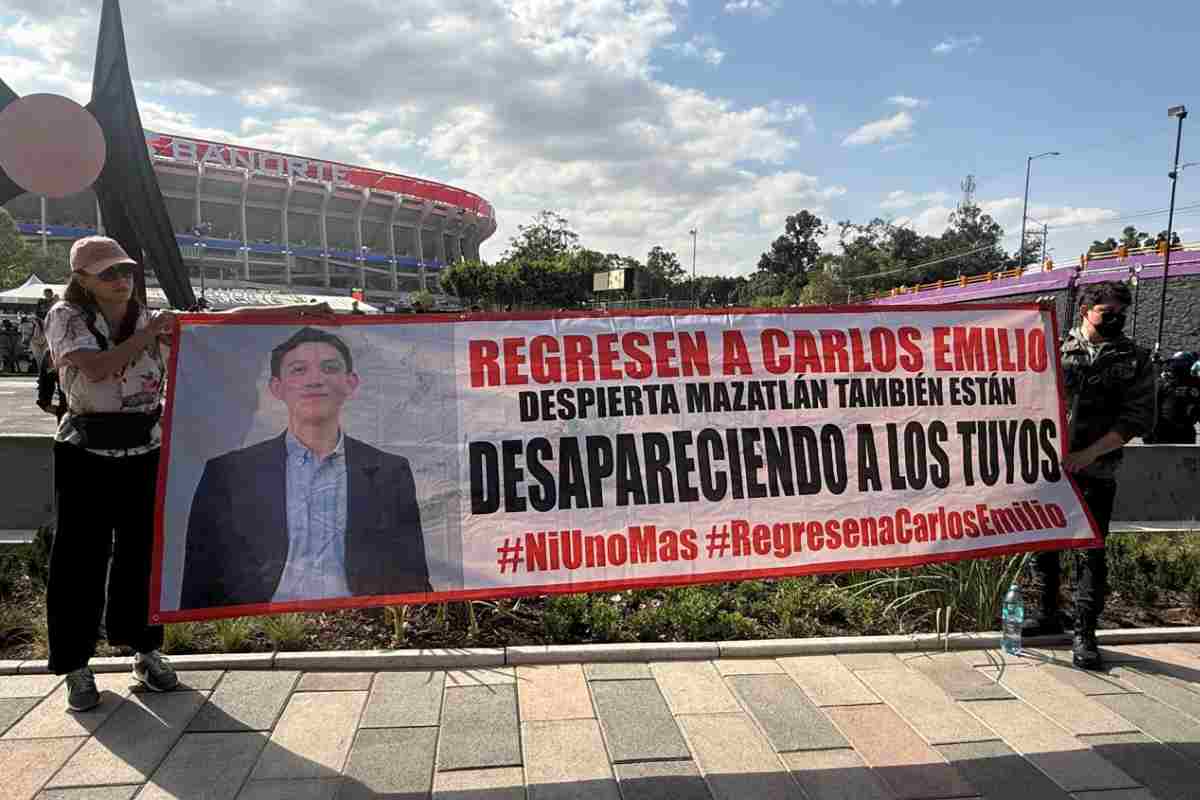 Protesta desaparición de Emilio