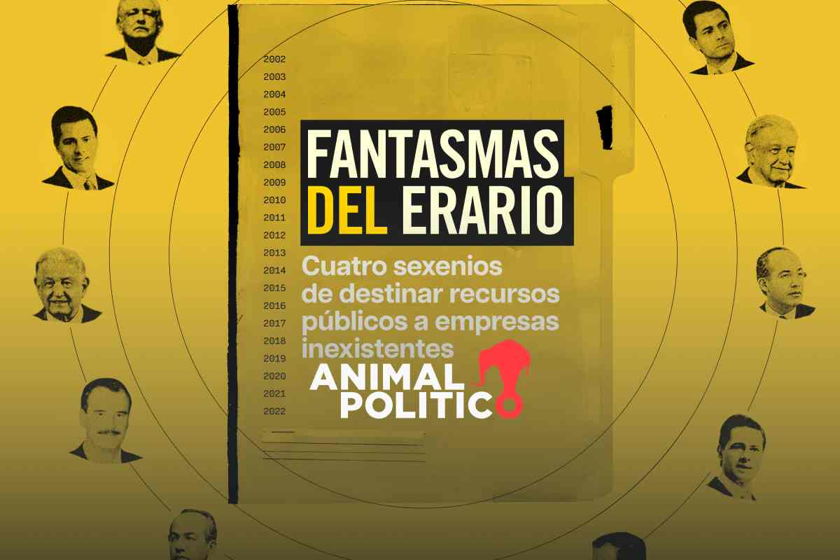 Empresas fantasma obtuvieron 11 mil 492 millones de pesos en recursos públicos durante 20 años