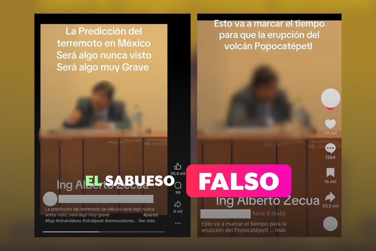 Predicciones sobre un terremoto y erupción “inminente” del volcán Popocatépetl carecen de sustento