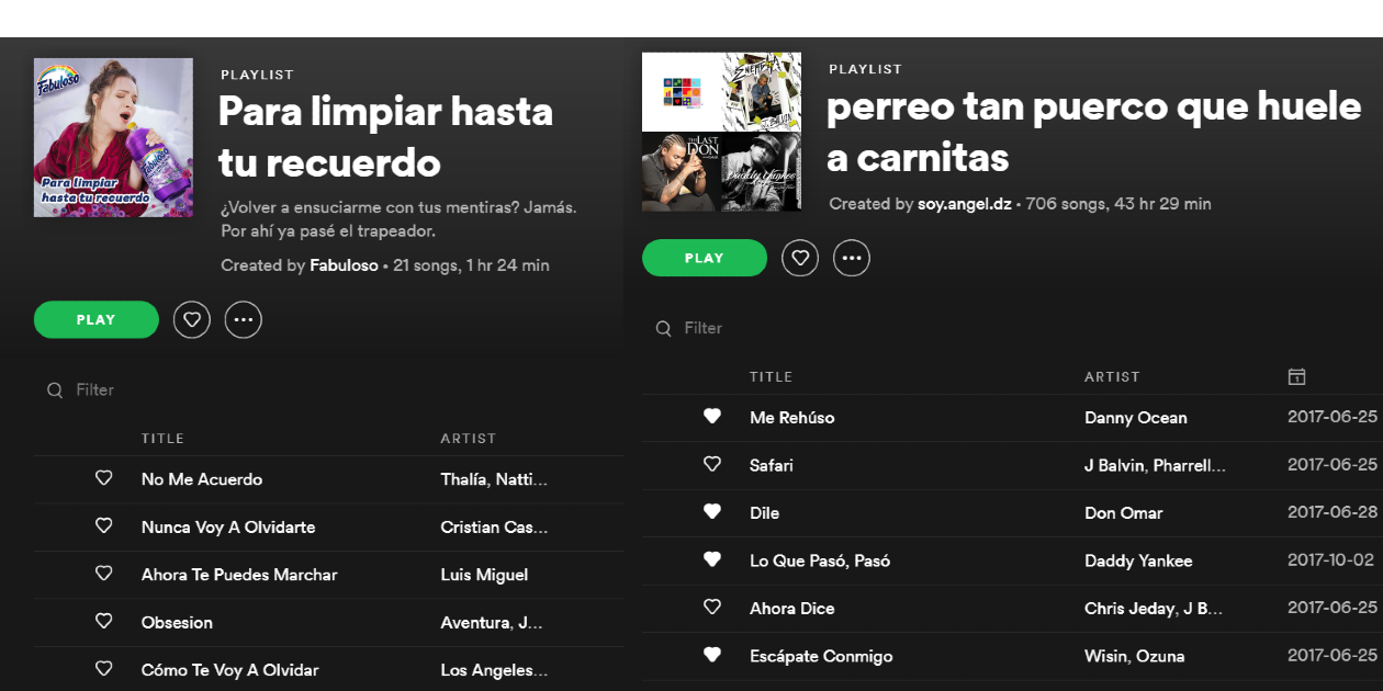 Las mejores (y más divertidas) *playlists de Spotify*