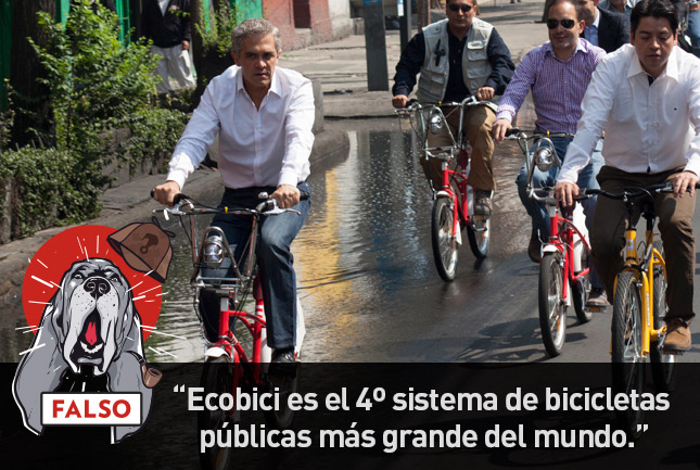 El Sabueso: ¿Ecobici es el 4to sistema de bicicletas públicas más grande del mundo?