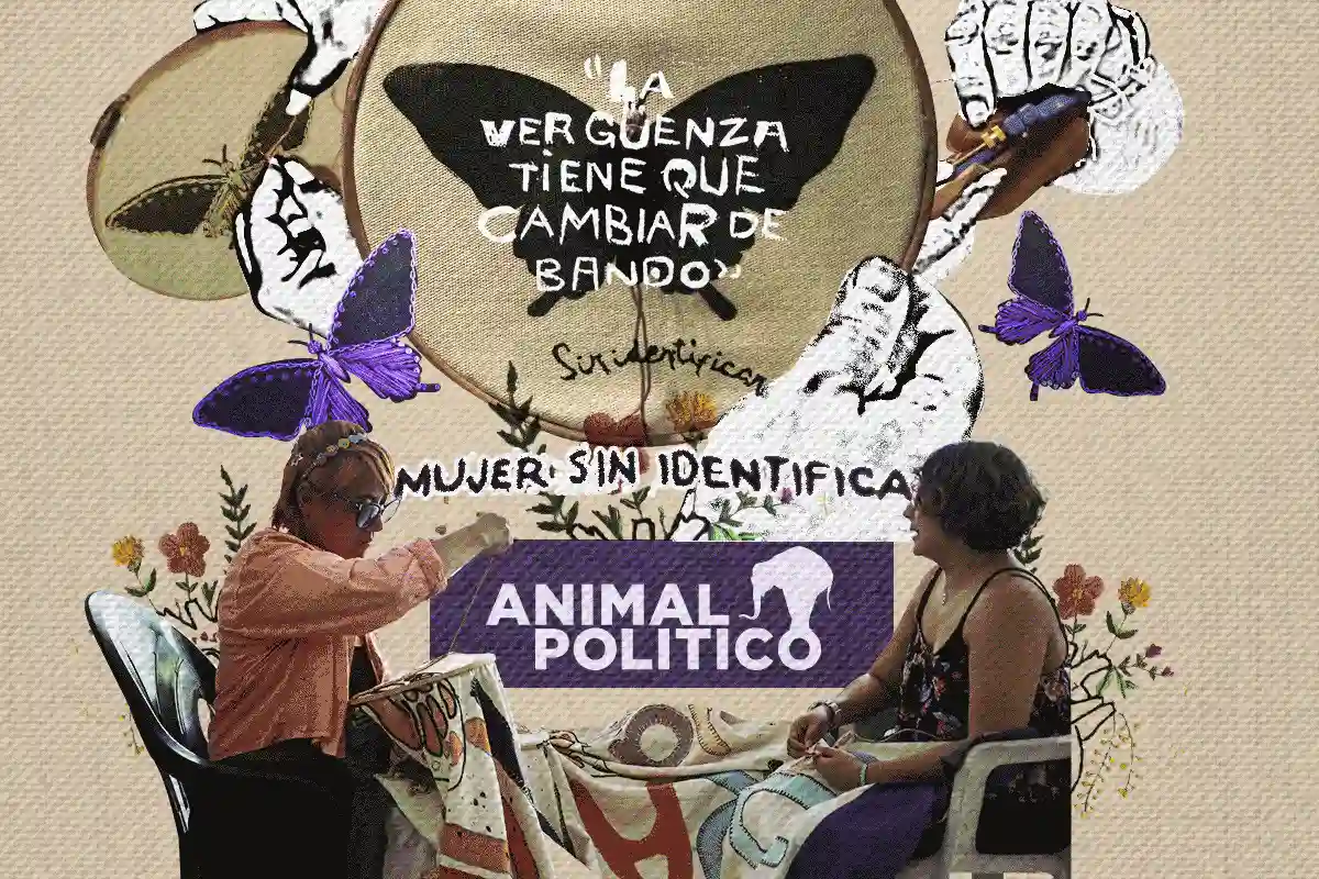 "Las nombramos bordando": mujeres se unen para bordar en memoria de las víctimas de feminicidio