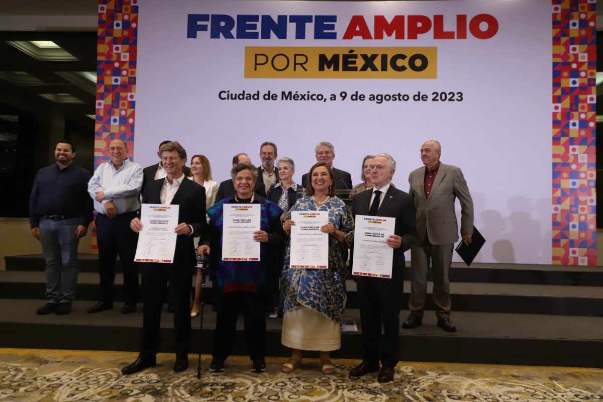 Creel, De la Madrid, Gálvez y Paredes pasan a la siguiente etapa del Frente Amplio por México