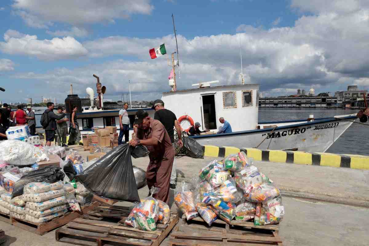 Flotilla de ayuda humanitaria llega a Cuba, en medio de crisis por bloqueo de EU