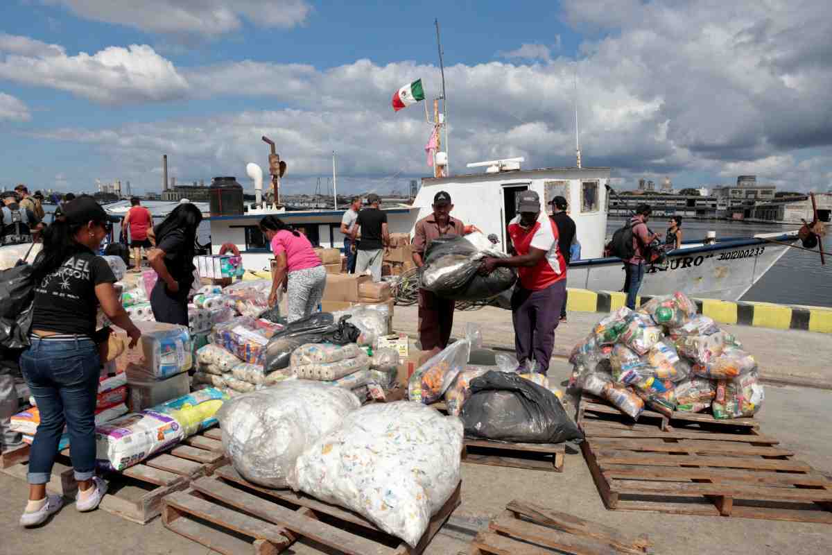 Flotilla de ayuda humanitaria llega a Cuba, en medio de crisis por bloqueo de EU