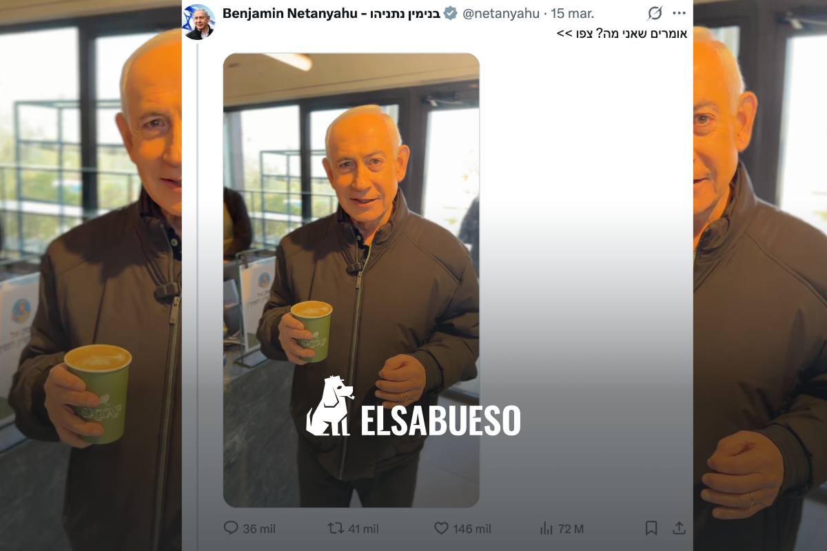 Grok difunde desinformación sobre el video donde aparece Benjamin Netanyahu en una cafetería