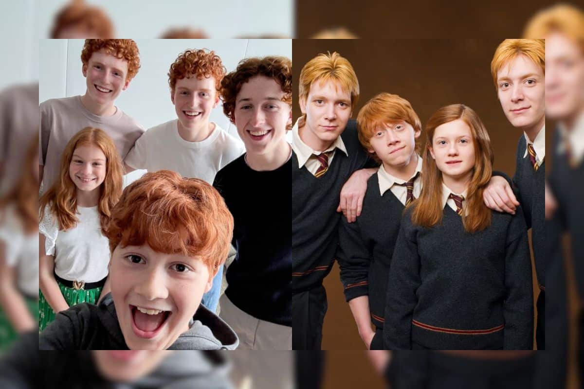 ¡El elenco sigue creciendo! La serie 'Harry Potter' presenta a sus hermanos Weasley