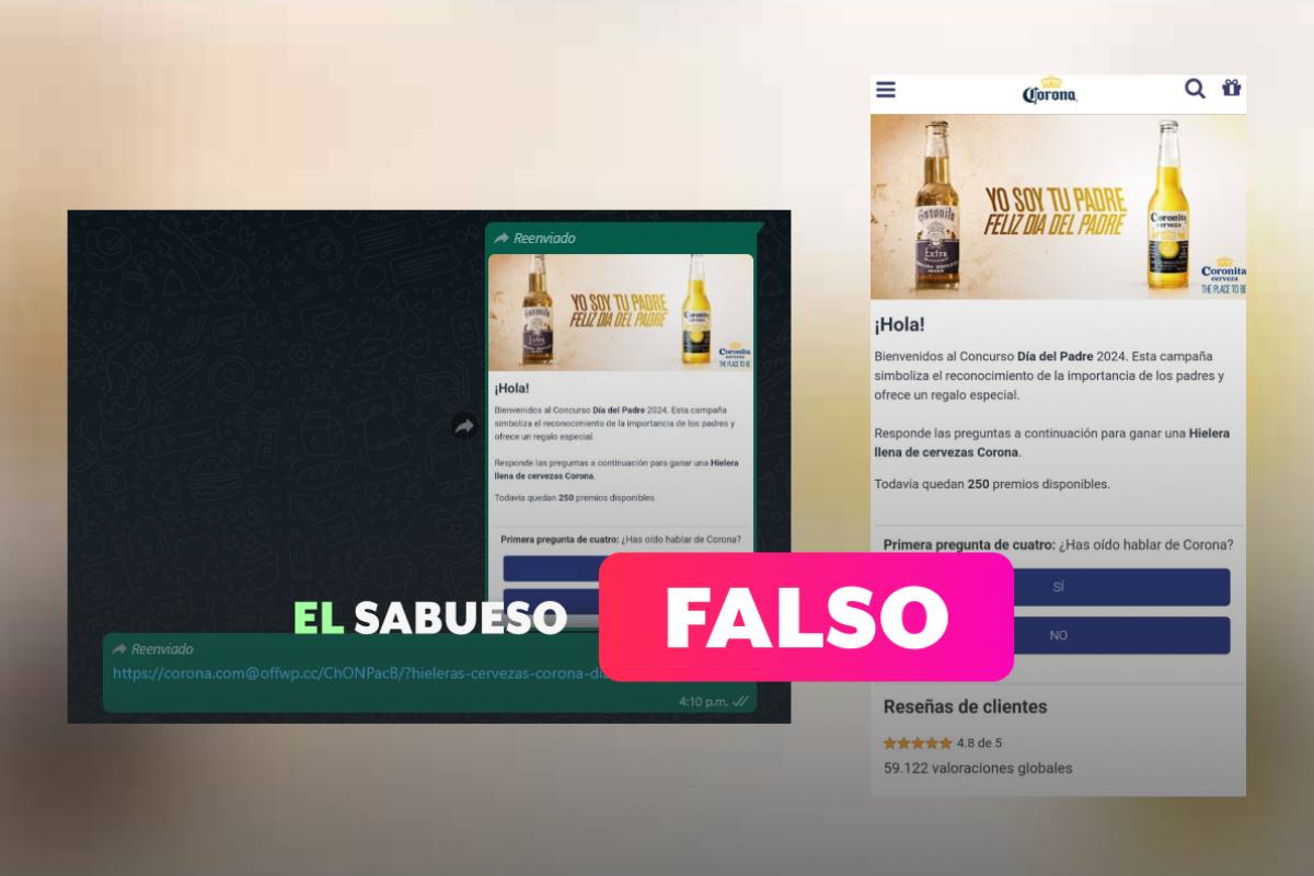 ¡No caigas! Es falso el concurso que promete cervezas gratis por el Día del Padre