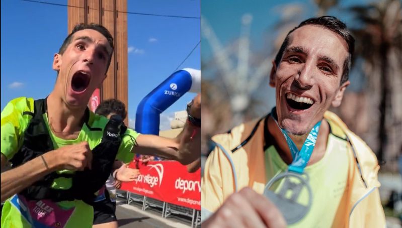 Alex Roca: la primera persona con un 76% de discapacidad física en completar un maratón