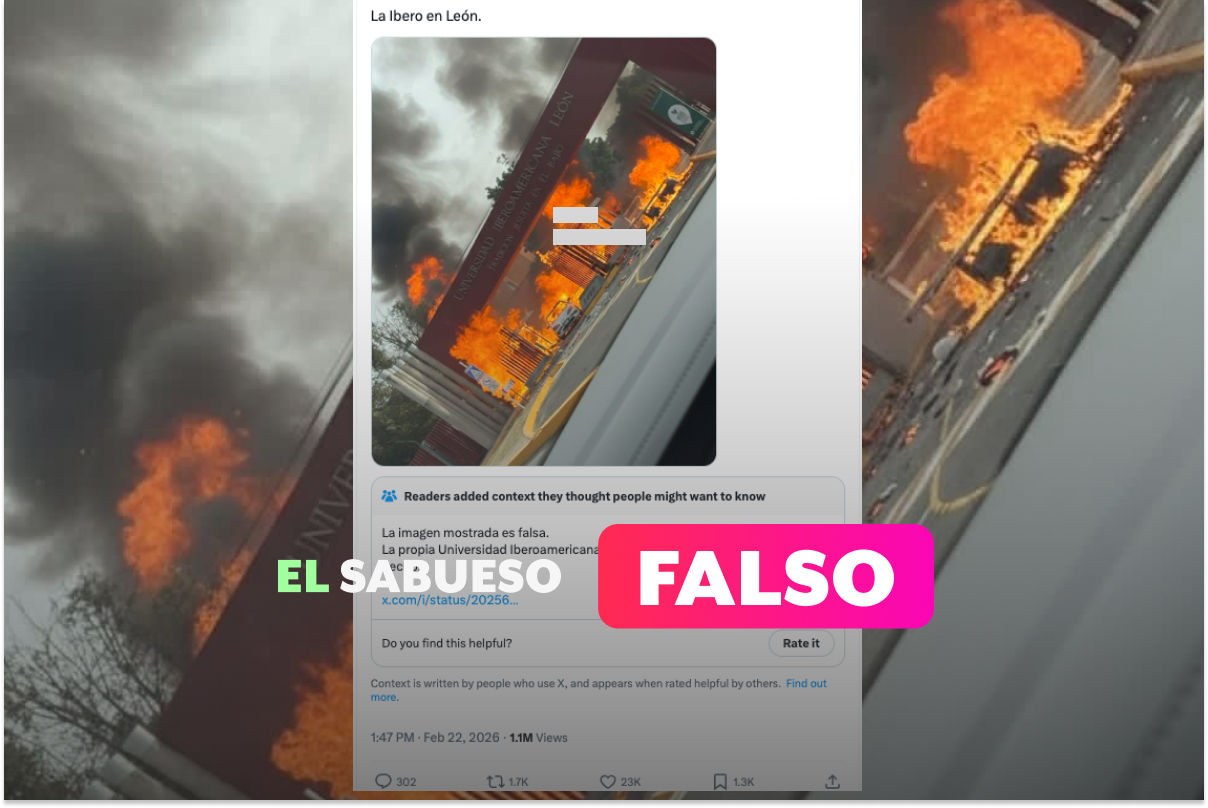 La fachada de la Ibero León no fue incendiada tras el abatimiento del Mencho