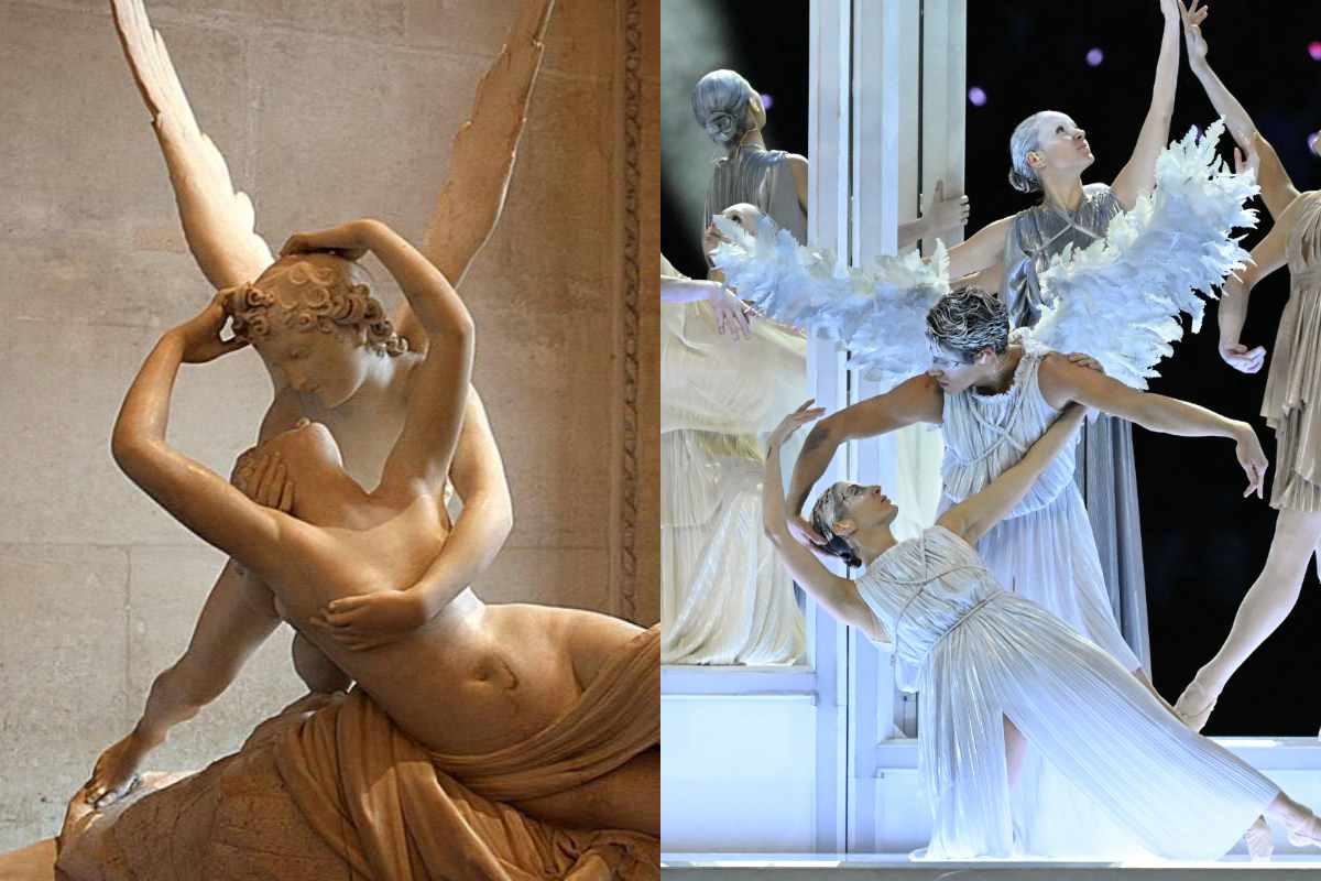 “Cupido y Psique”: el mito que marcó el inicio de la inauguración de los Olímpicos de Invierno
