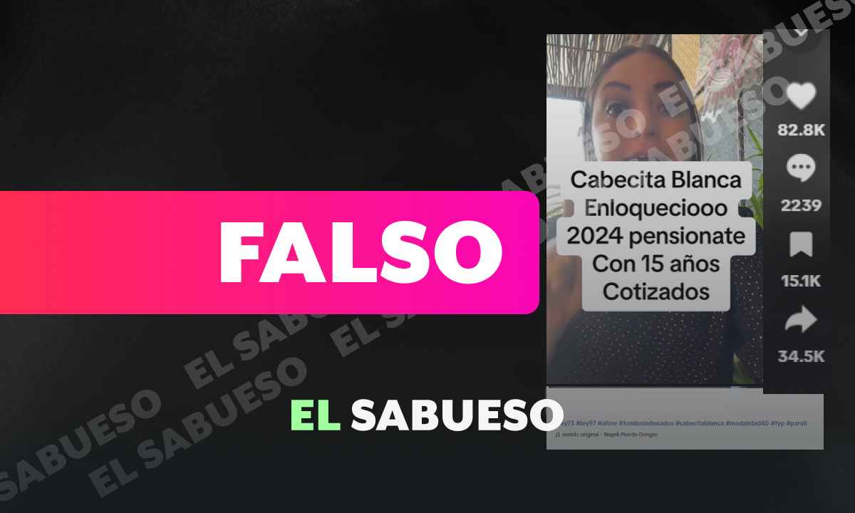 Este video desinforma sobre el acceso a pensiones en México 