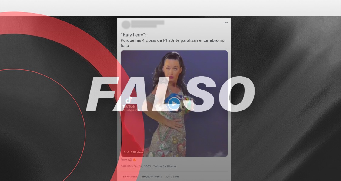 Katy Perry y su 'tic' en el ojo: ¡ya hay una explicación! Y nada tiene que ver la vacuna covid