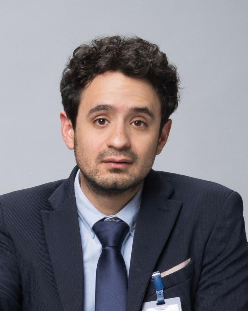 Fabrizio Santini como Memo Guerrero la oficina