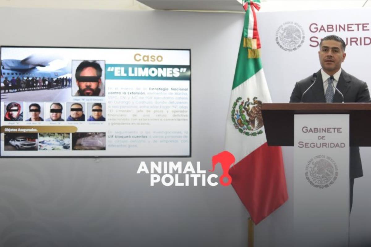 "Denuncias contra 'El Limones' no tienen vínculo con ningún político o sindicato", dice Harfuch