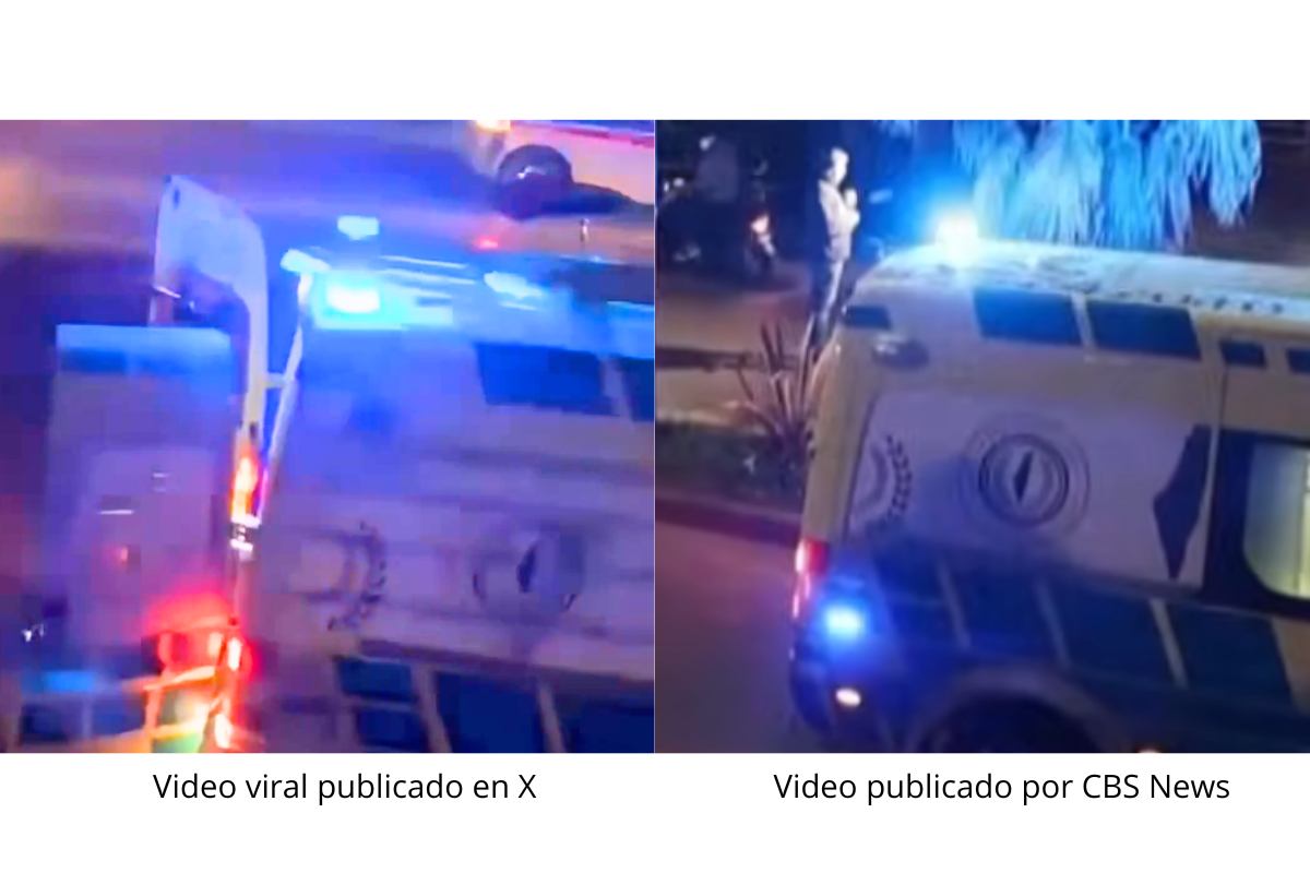 Contrario a lo que se asegura en un video que circula en redes sociales, la persona envuelta en una sábana blanca que meten en una ambulancia no es el primer ministro de Israel. En realidad, el material se grabó en Beirut, Líbano.