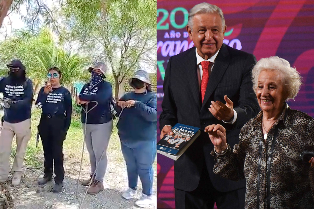 Madres buscadoras piden encuentro con AMLO tras recibir a fundadora de las Abuelas de Plaza de Mayo