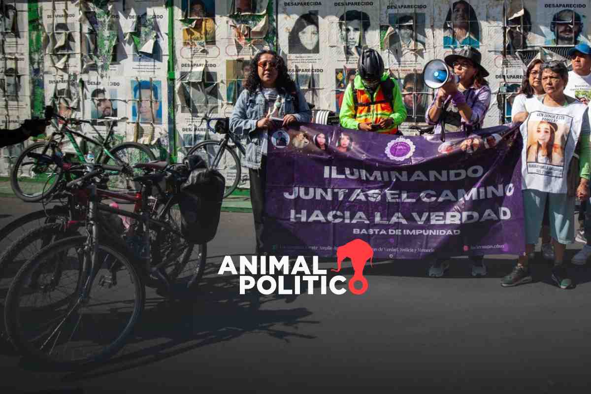“Bicis en lucha, hasta encontrarles”: madres buscadoras realizan rodada ciclista en CDMX