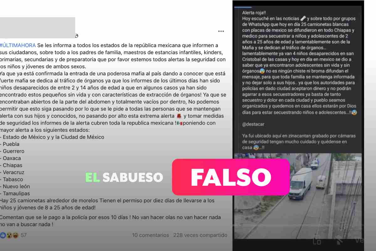 Circula desinformación en WhatsApp sobre secuestro de niños y robo de órganos 