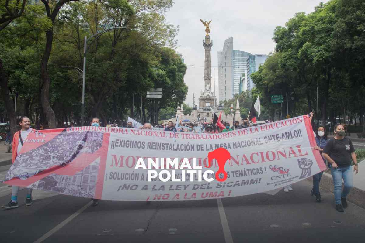 Marcha de maestros de la CNTE en CDMX : hora de cierres, vialidades afectadas y alternativas