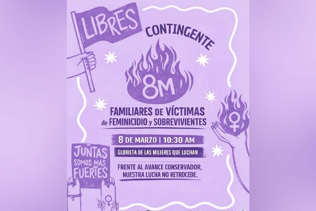 Marcha del 8M en CDMX 2026: ruta, horarios y convocatorias